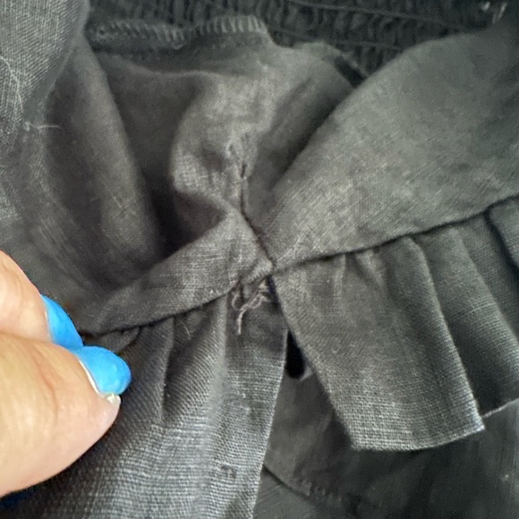 Apiece Apart Linen Strapless Jumpsuit Size 4 - Picture 8 of 8